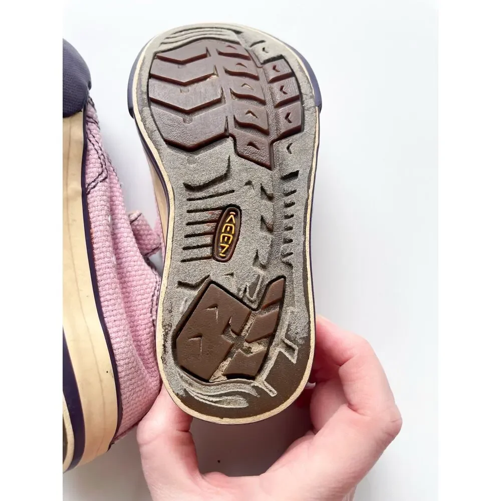Toddler Girl's Keen Coronado Kids Pink Canvas Sneakers Size 10